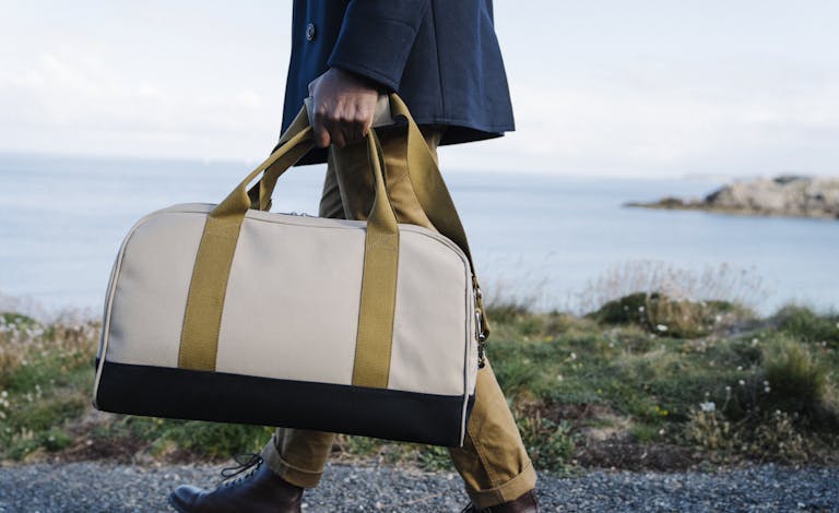 Asphalte - Sac 48h - Camel/Noir